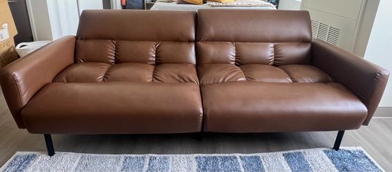 Wayfair Ollie 73” Vegan Leather Sofa Bed