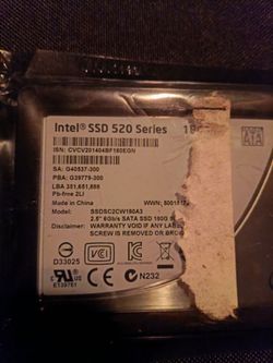 Intel SSD 520 series 180gb