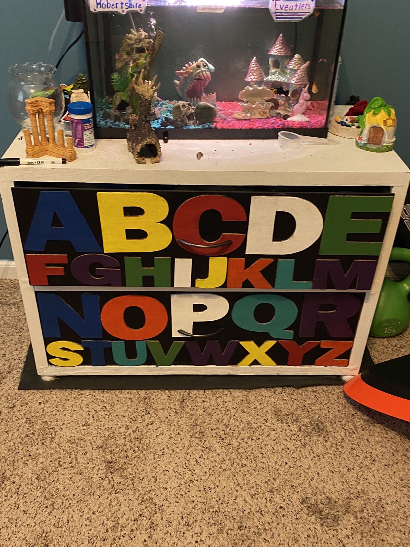 Alphabet Wooden Chest -
