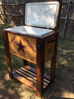 Dallas cowboys custom wooden cooler for Sale in Grand Prairie, TX - OfferUp