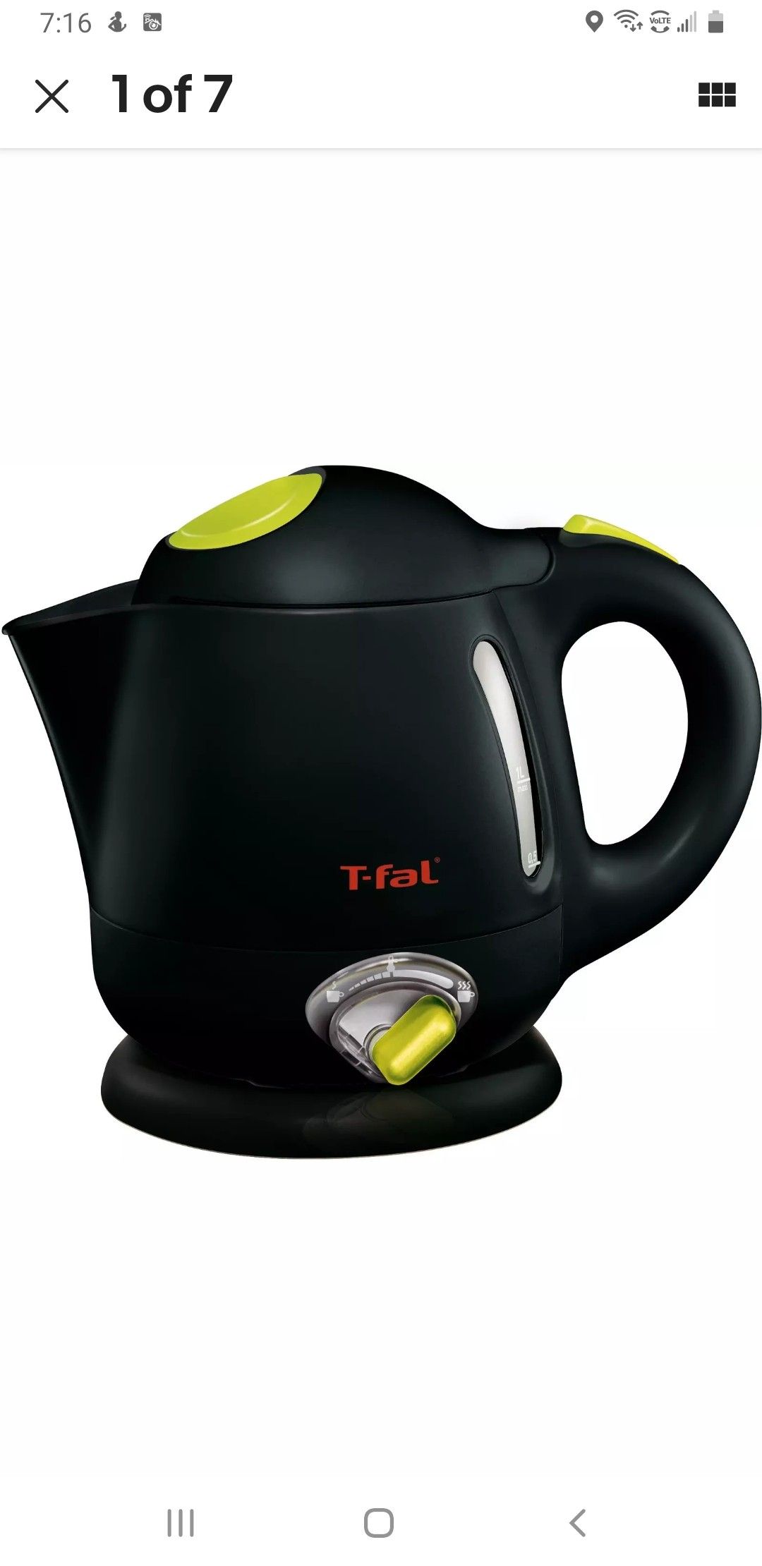 T-fal BF6138 Balanced Living 4-Cup 1750-Watt Electric Kettle Rapid Water  Boiler for Sale in Pompano Beach, FL - OfferUp
