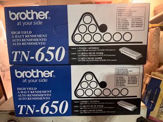 Brother Genuine TN650 High-yield Black Toner Cartridge