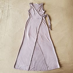 Women's Summer Casual Sleeveless High Waist Long Dress Sz L
