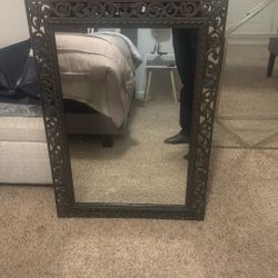 Mirror With Rustic Frame