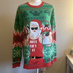 🎄Santa Just Get It Ugly Christmas Sweater🎄
