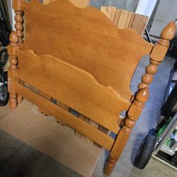 Twin Bed Complete W/ Mattress And Box