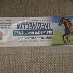 Pasta desparatisante oral para caballo