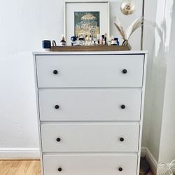 MOVING SALE - White Modern Dresser - Novogratz Brand