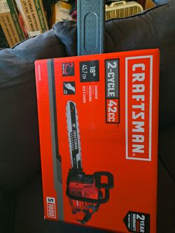 CRAFTSMAN 18" CHAINSAW 42CC