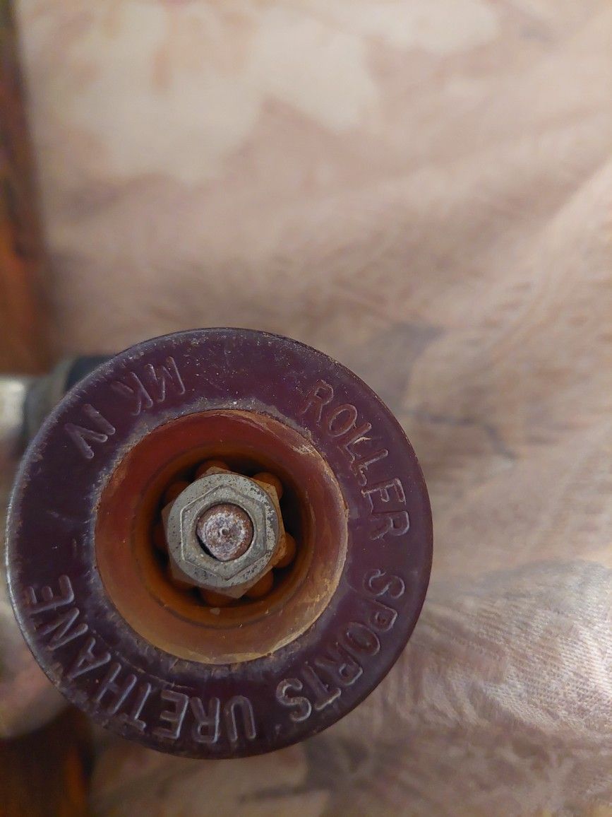 Solid Oak Skateboard CUSTOM DESIGN from The 60s