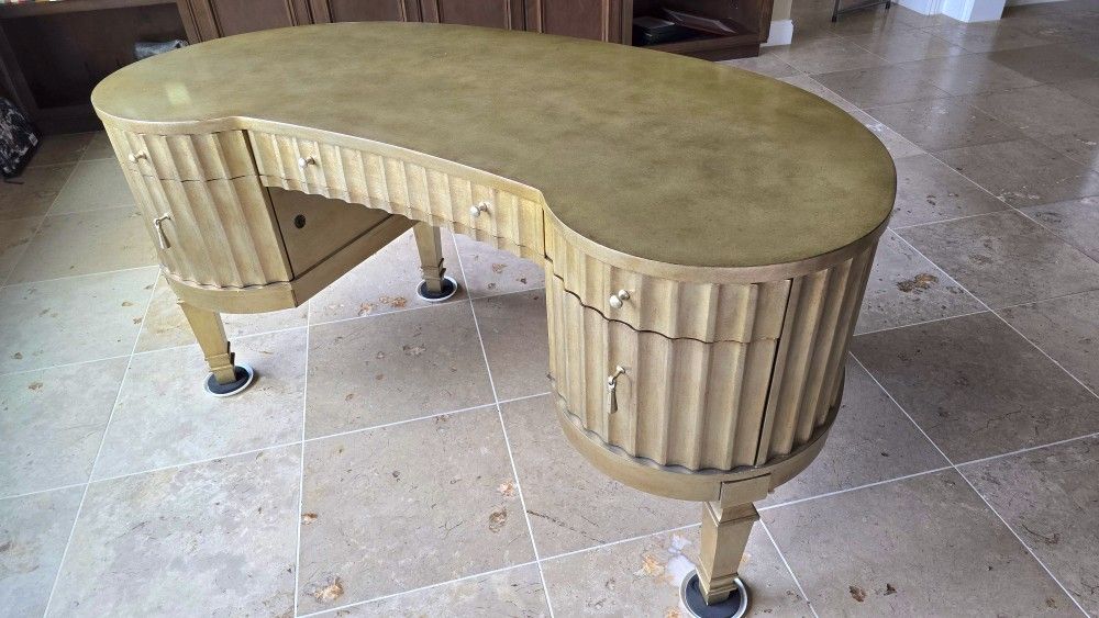 Hooker Furniture Melange Kidney Shaped Writing Desk