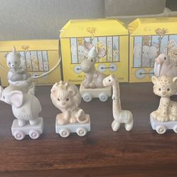 Precious Moments Birthday Train Figurines