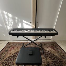 Great Yamaha Keyboard P-35 W/ Accessories 