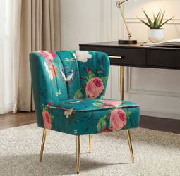 NEW-  Barrel Chair in Teal color