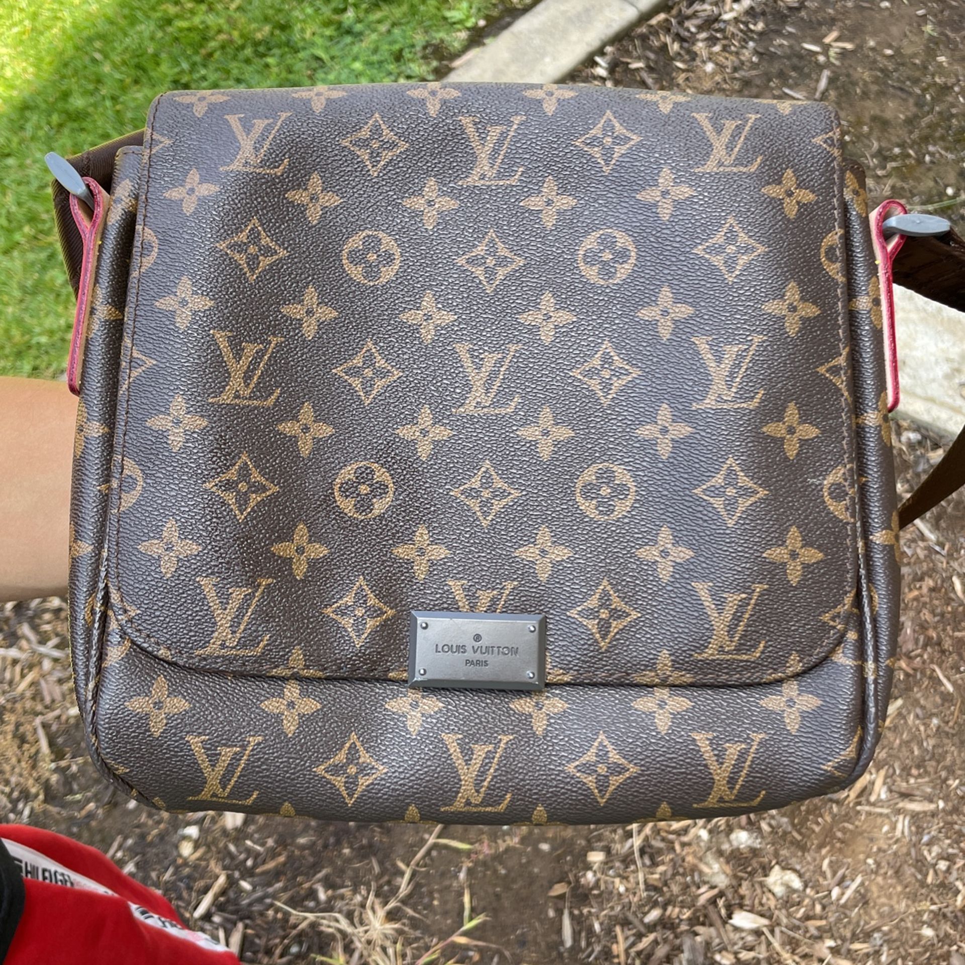 Brown Louis Vuitton Book Bag