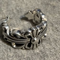 Chrome Hearts Double Floral Ring