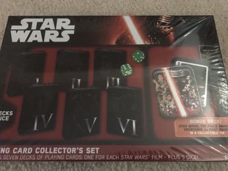 Disney Star Wars Playing Cards Collector’s set with bonus collectable tin