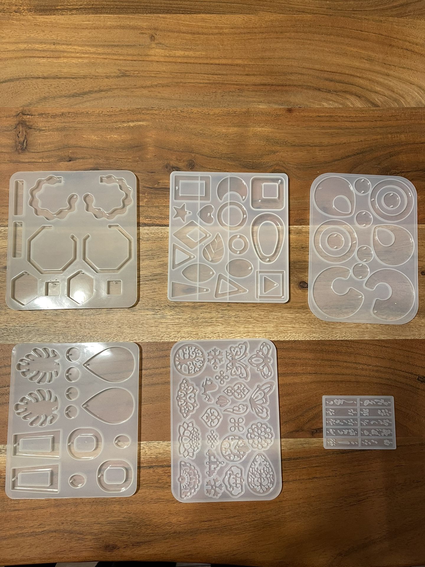 Silicone Earring and Charm Molds for Resin