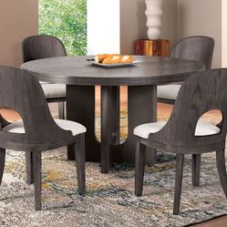 5 Pc. Round Dining Table Set 