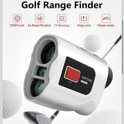 Golf Range Finder 1000 Yards Rangefinder with Slope Switch Magnetic Mount New