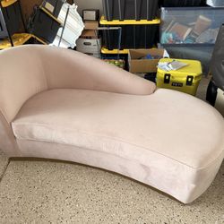 TOV velvet Pink Couch