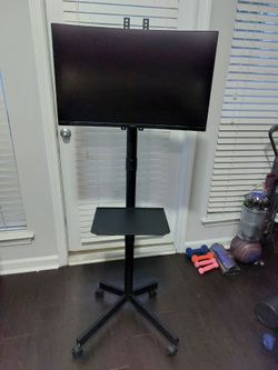Mobile TV Monitor Stand Bontec for 23~65 inch, up to 88 lbs