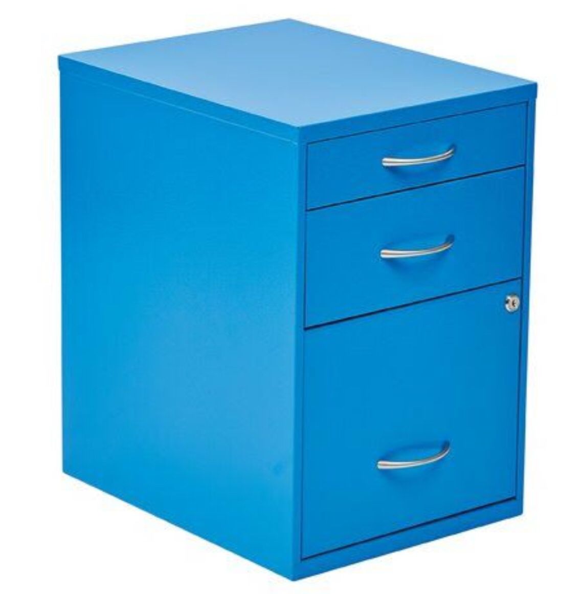 Blue File Cabinet (14.5 wide 18.25 deep 21.25 high)
