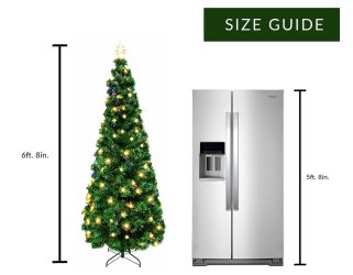 7FT/4FTPremium Spruce Artificial Holiday Christmas Tree 