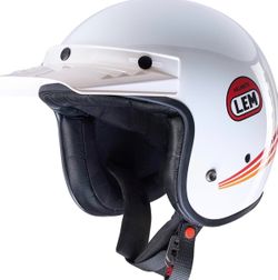 LEM Motorcycle Half Helmet, for Men & Women DOT Certified Motorcycle & Scooter Helmet, Vintage Style for Cruiser Riding, Urban Commuting, Daily Road T