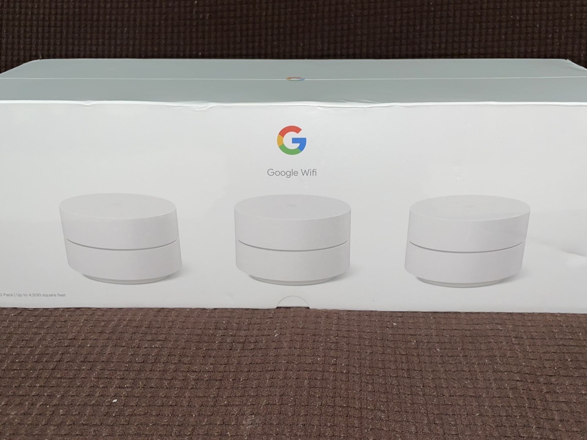 New Google WiFi - Mesh WiFi System - WiFi Router- 3 Pack