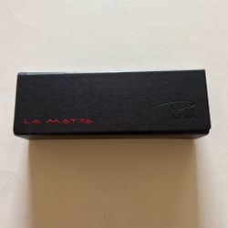 New LA MATTA Authentic Eyeglasses Sunglasses Black Hard Shell Case & Cloth
