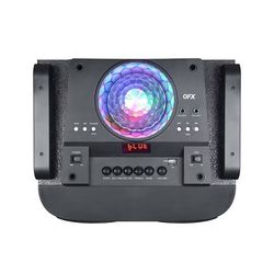 QFX Portable Party Speaker with TWS, Bluetooth and Liquid Motion Circle Lights