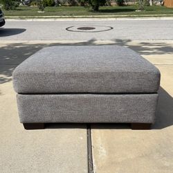 Beautiful Gray Ottoman 