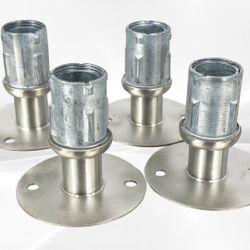Stainless Steel Table Base Flange Flanged for 4 Foot 3-1/2