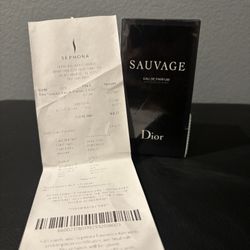 Brand New Dior Sauvage Sealed With Receipt 