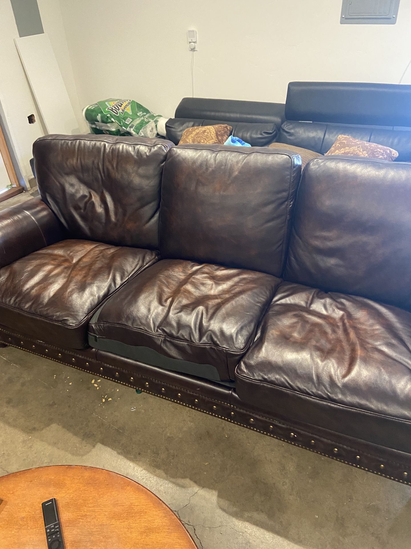 Leather Couch Very Nice