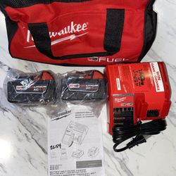 Milwaukee M18 5.0 Battery And Charger 