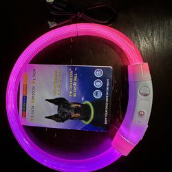 Rechargeable Flashing Collar For Dog Or Cat