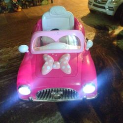 ❤️❤️Carro De Minnie Mouse 💜 electrónico 💟
