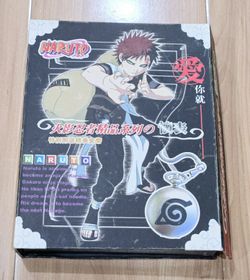 Naruto Pocket Watch & Necklace In Box 