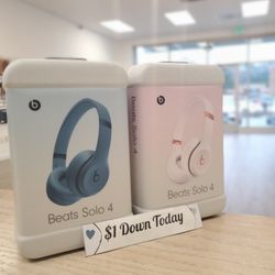 Beats Solo 4 True Wireless Headphones - $1 DOWN TODAY, NO CREDIT NEEDED - WARRANTY INCLUDED