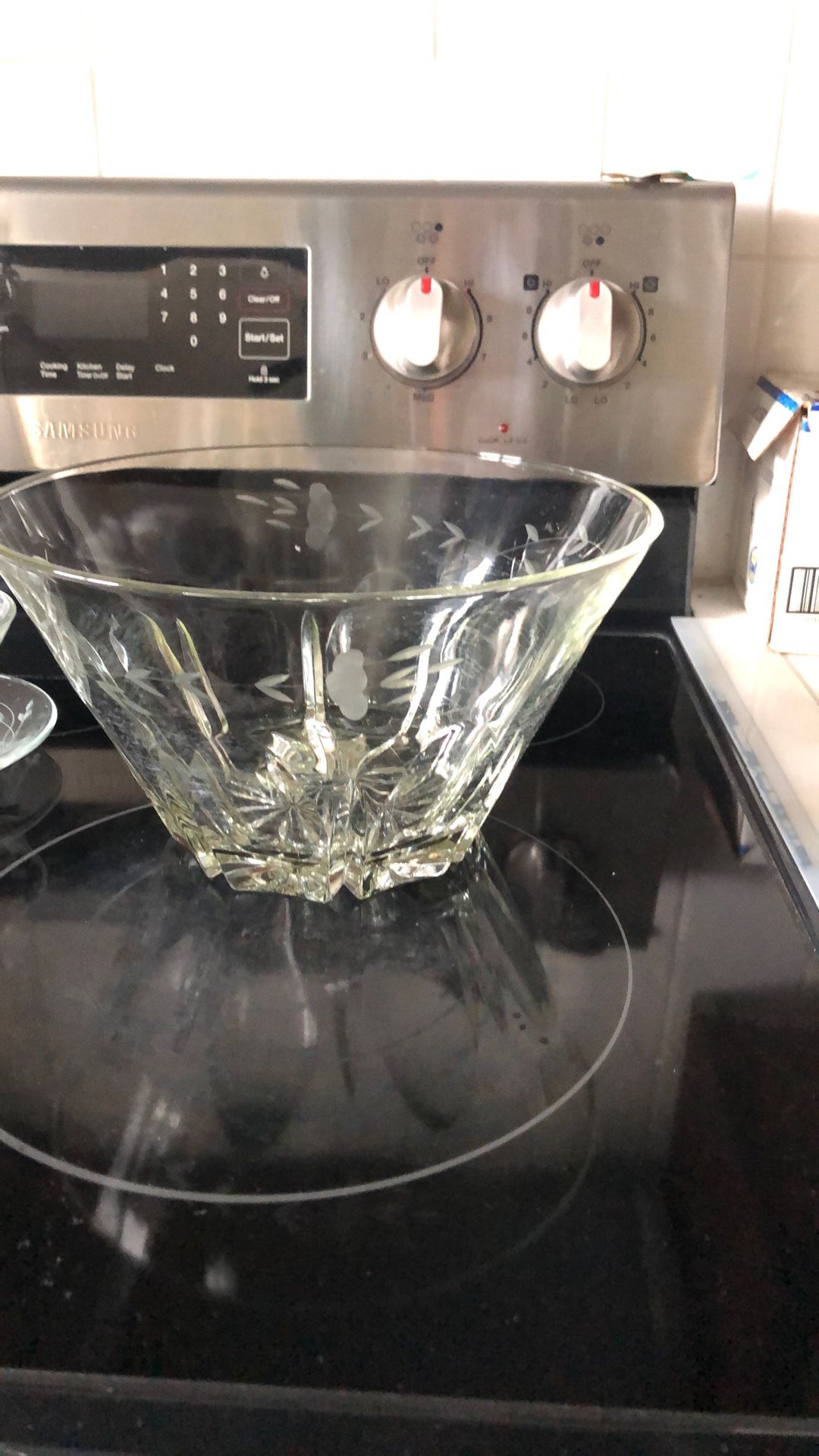 Big Salad Bowl, Princess House Crystal