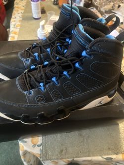 Lightly Used Jordan 9s Blk/photo Blue Sz 13 