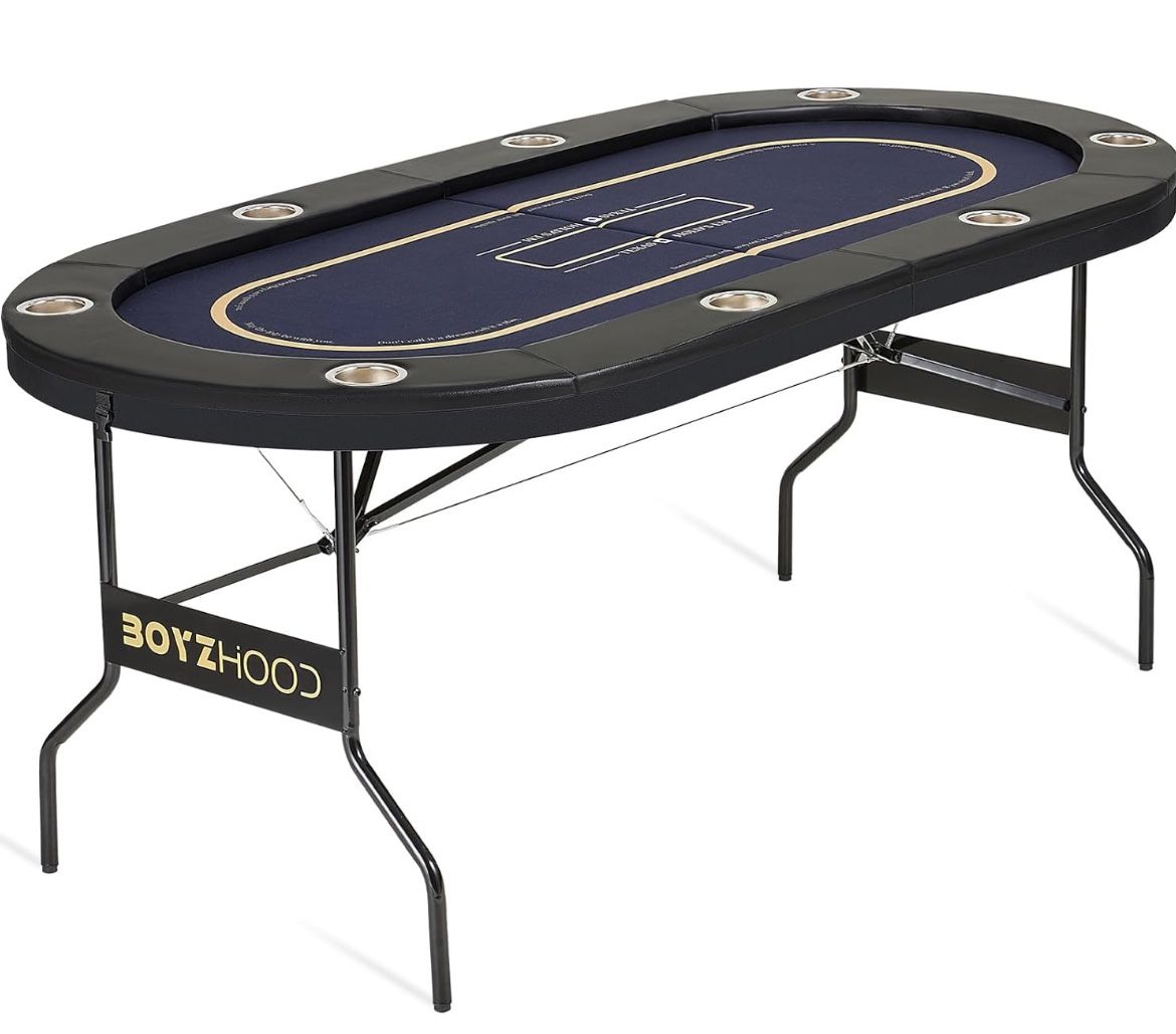 *NEW UNOPENED* 8 Player Foldable Poker Table