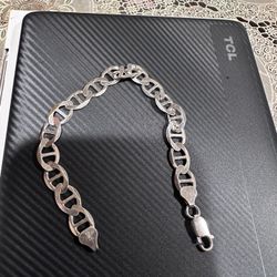Pulsera Para Hombre Plata