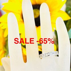 Wedding Ring 18 K Gold 1.15 Carats Natural Diamonds LIQUIDATION SALE -65%  This Is From When Gold Was $2000  Now Its Above $5000