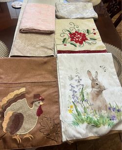 6 caminos para mesa 72 de largo