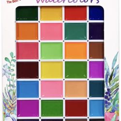 36ct washable semi-moist watercolor in window box