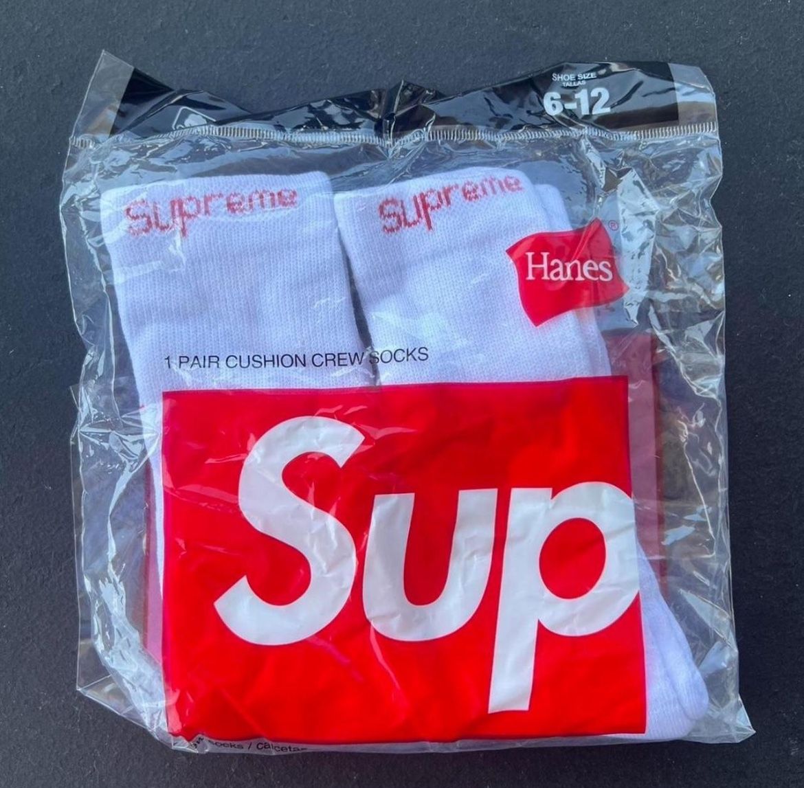 Supreme Socks 1 Pair (White)