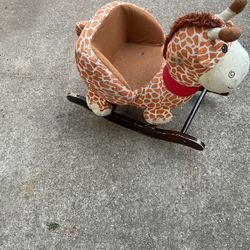 A Nice Little Horse That Racks ( Missing One Hand Holder) (NO SHIPPING)